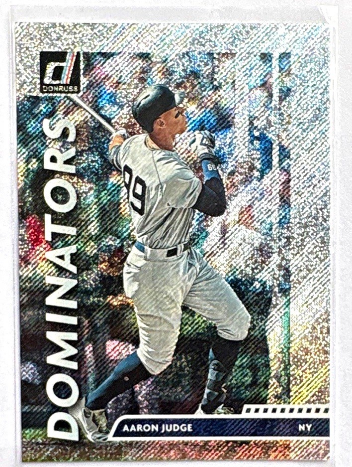 Panini 2020 Donruss Dominators Aaron Judge #D-4 Yankees Rapture Insert Panini 2020 Donruss Dominators Aaron Judge #D-4 Yankees Rapture Insert