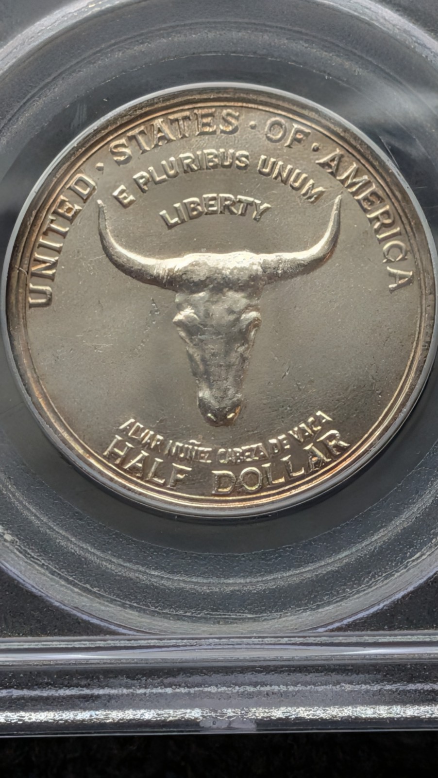 1935 Spanish Trail Commemorative Silver Half Dollar Beautiful Coin