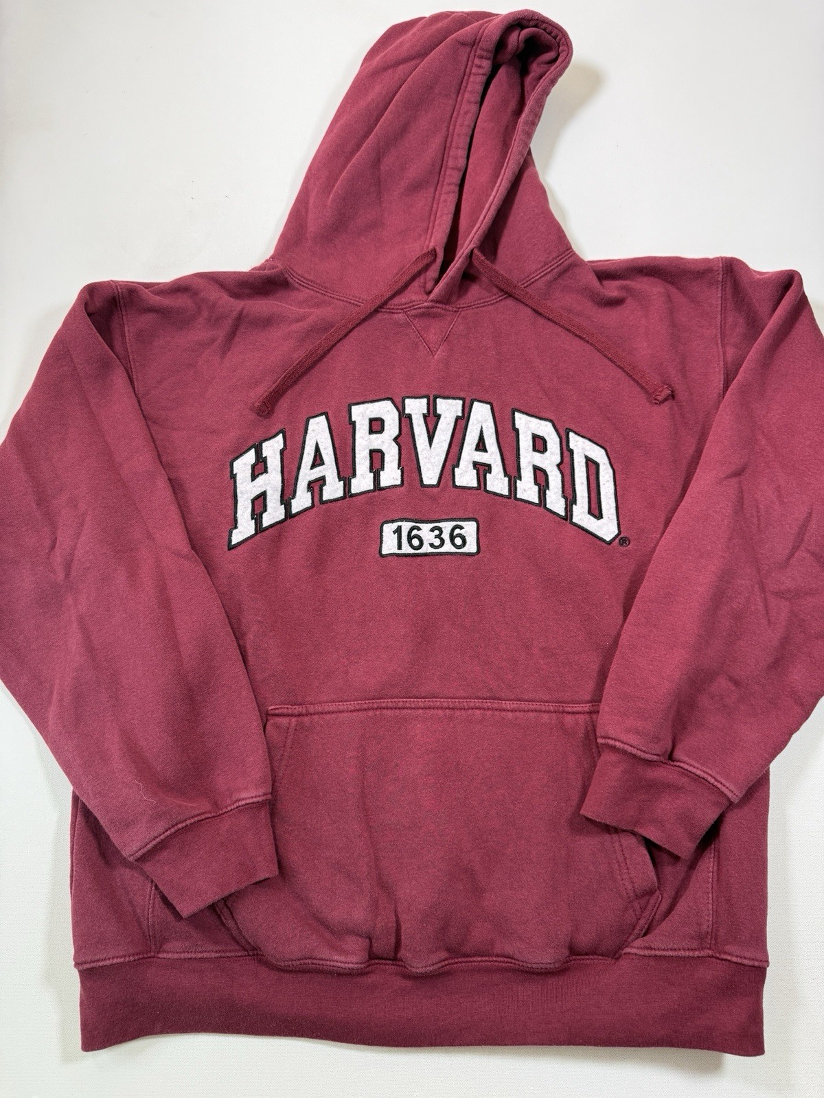 Harvard Crimson Hoodie Mens XL Red Campus Apparel Sweatshirt Pullover NCAA Logo