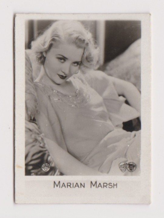 Marian Marsh 1931 Orami German Tobacco Card Series C #245 Film Star