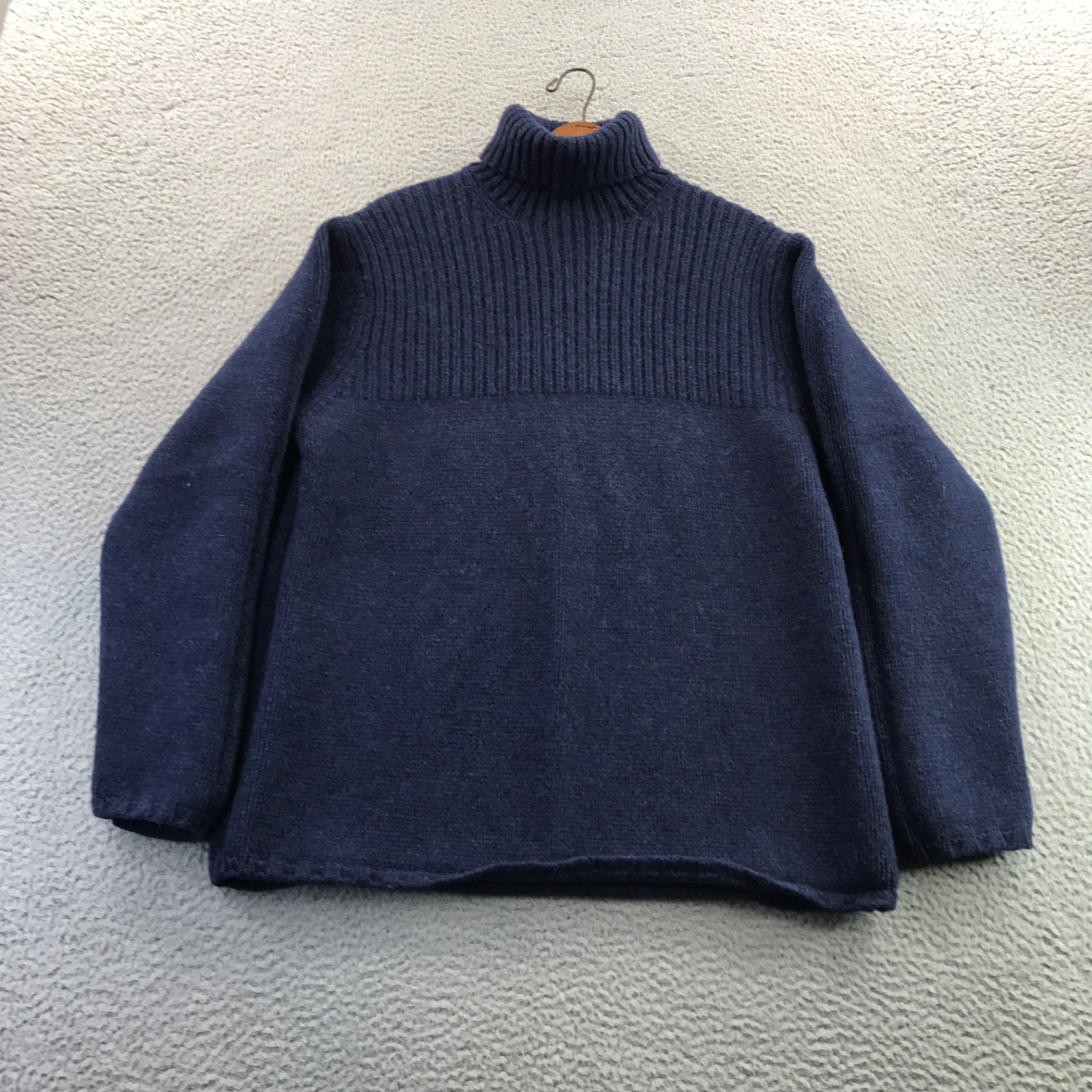 Vintage GAP Sweater Mens Extra Large Navy Blue Lambswool Fisherman Heavy Chunky Vintage GAP Sweater Mens Extra Large Navy Blue Lambswool Fisherman Heavy Chunky