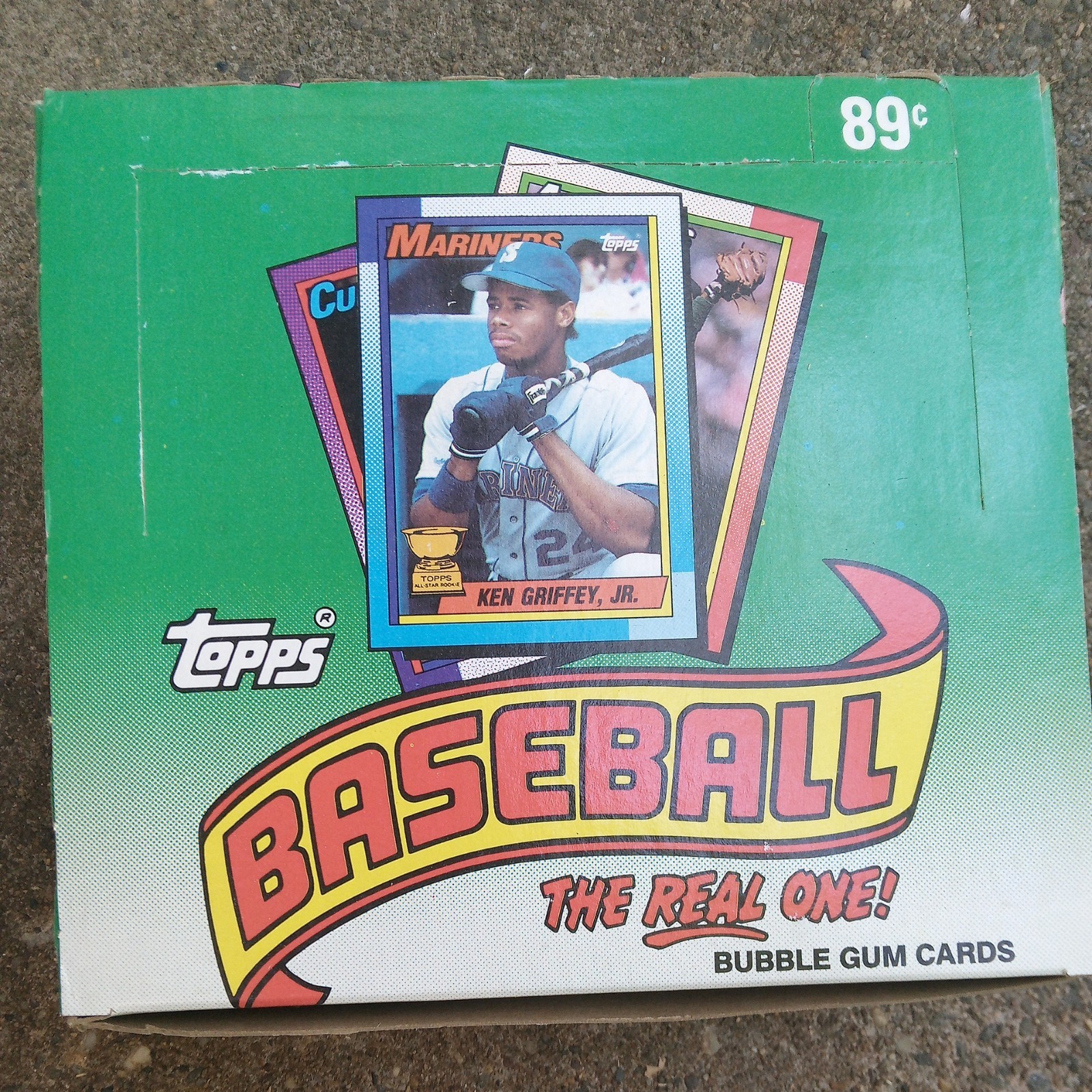 1990 Topps BASEBALL JUMBO CELLO 24 PACK BOX 31 CARDS PER PACK FRANK THOMAS RC 1990 Topps BASEBALL JUMBO CELLO 24 PACK BOX 31 CARDS PER PACK FRANK THOMAS RC