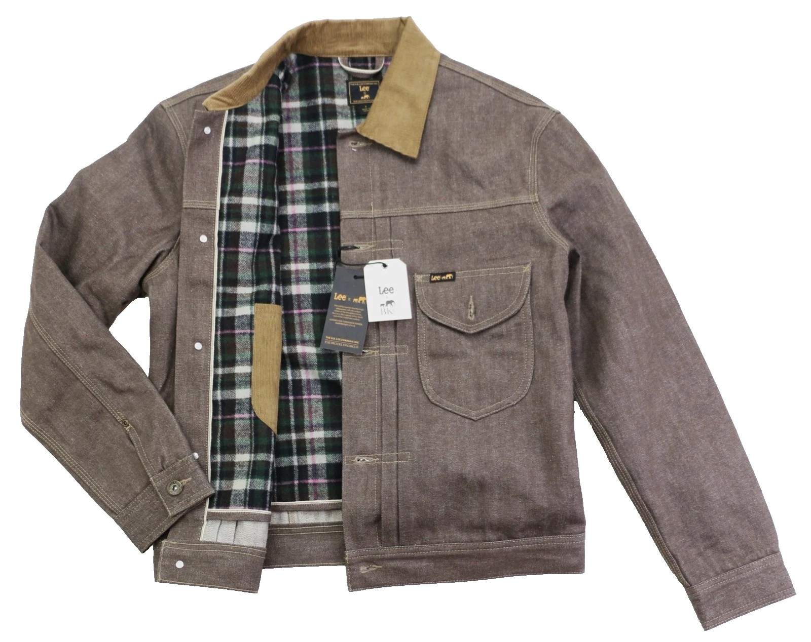 Lee x Brooklyn Circus 1930\'s Cowboy Jacket Brown Japanese Selvedge Men\'s Size L