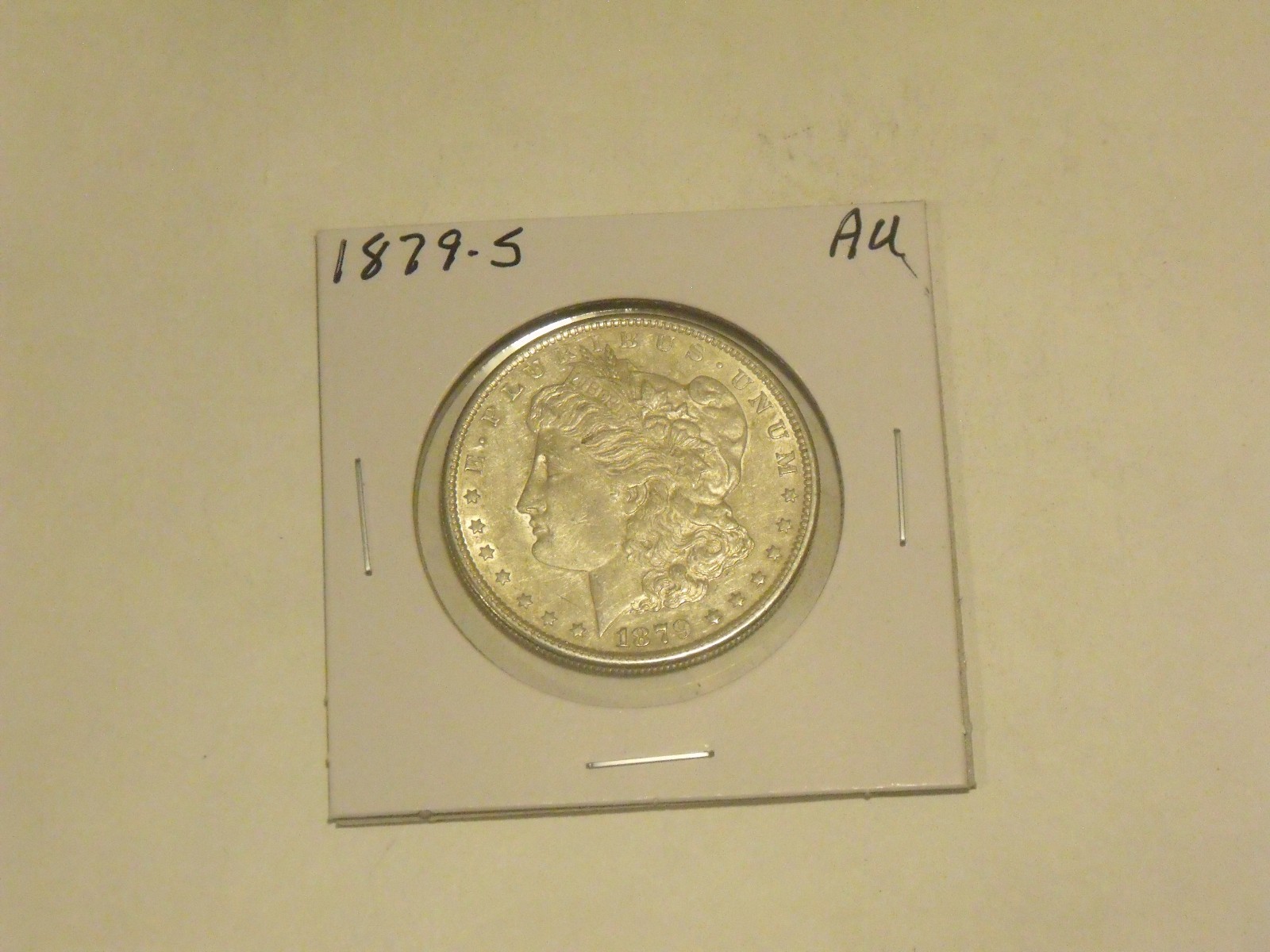Silver 1879-S  Morgan Dollar AU Condition