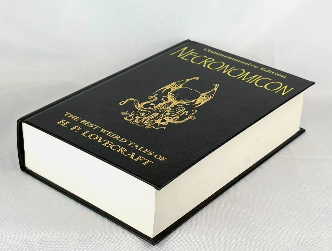 NECRONOMICON H.P. Lovecraft Commemorative Deluxe Leather Bound Classic *New*