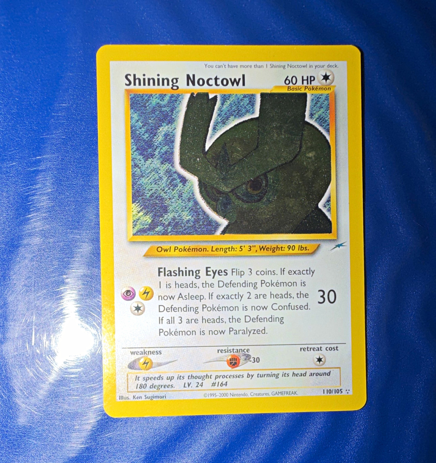 Shining Noctowl 110/105 Neo Destiny Holo Secret Rare English 60 HP Unlimited
