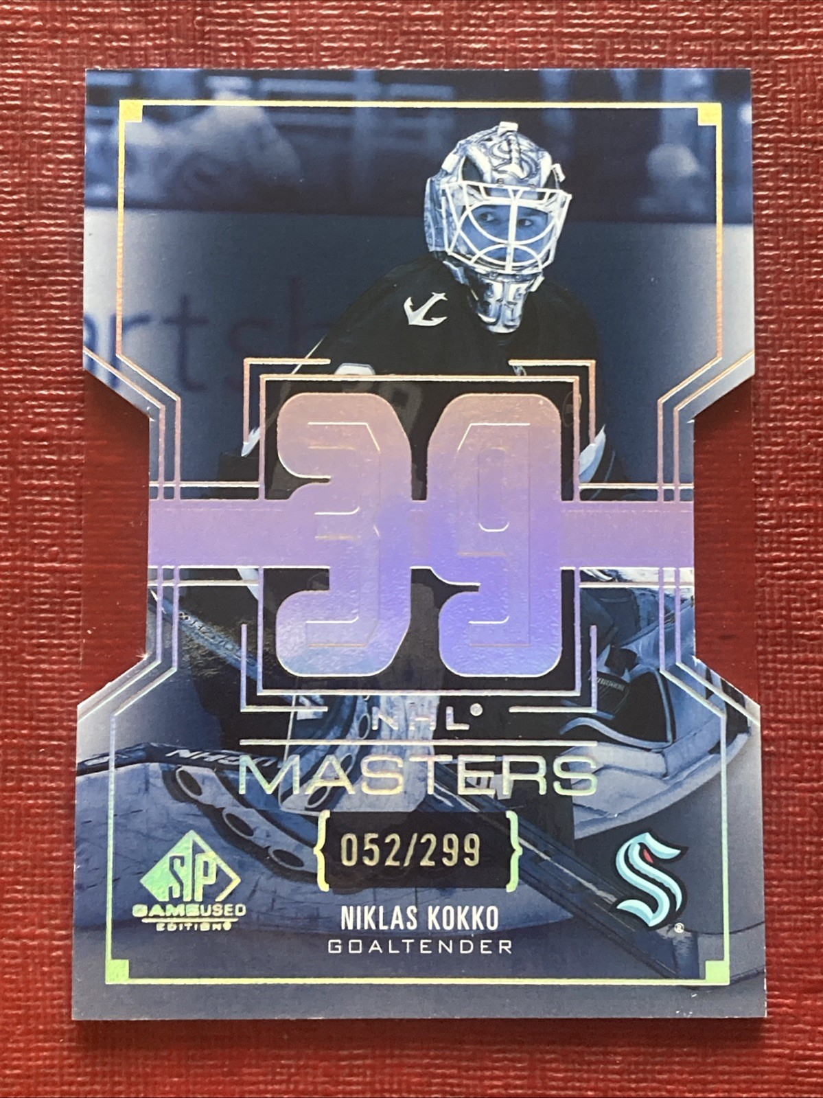 2025-26 UD Sp Game Used Edition -NHL Masters Niklas Kokko #NM-80 /299