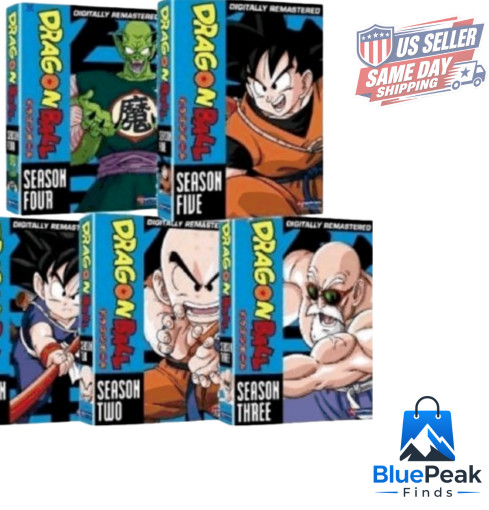 Dragon Ball Complete Series DVD Box Set Seasons 1-5, 25 Discs, Anime Collection