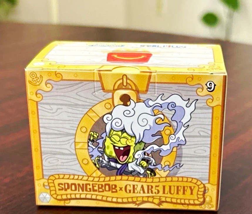 McDonald's SpongeBob SquarePants x Gear 5 Luffy Happy Meal Toy Box #9 2026 McDonald's SpongeBob SquarePants x Gear 5 Luffy Happy Meal Toy Box #9 2026