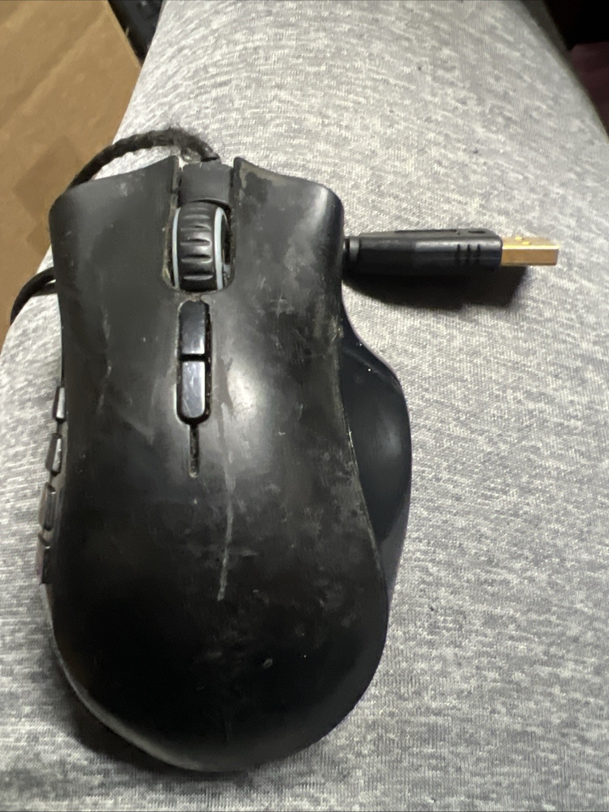 Razer Naga Epic RC30-005101 Wireless & Wired Gaming Mouse w CABL - NO BASE