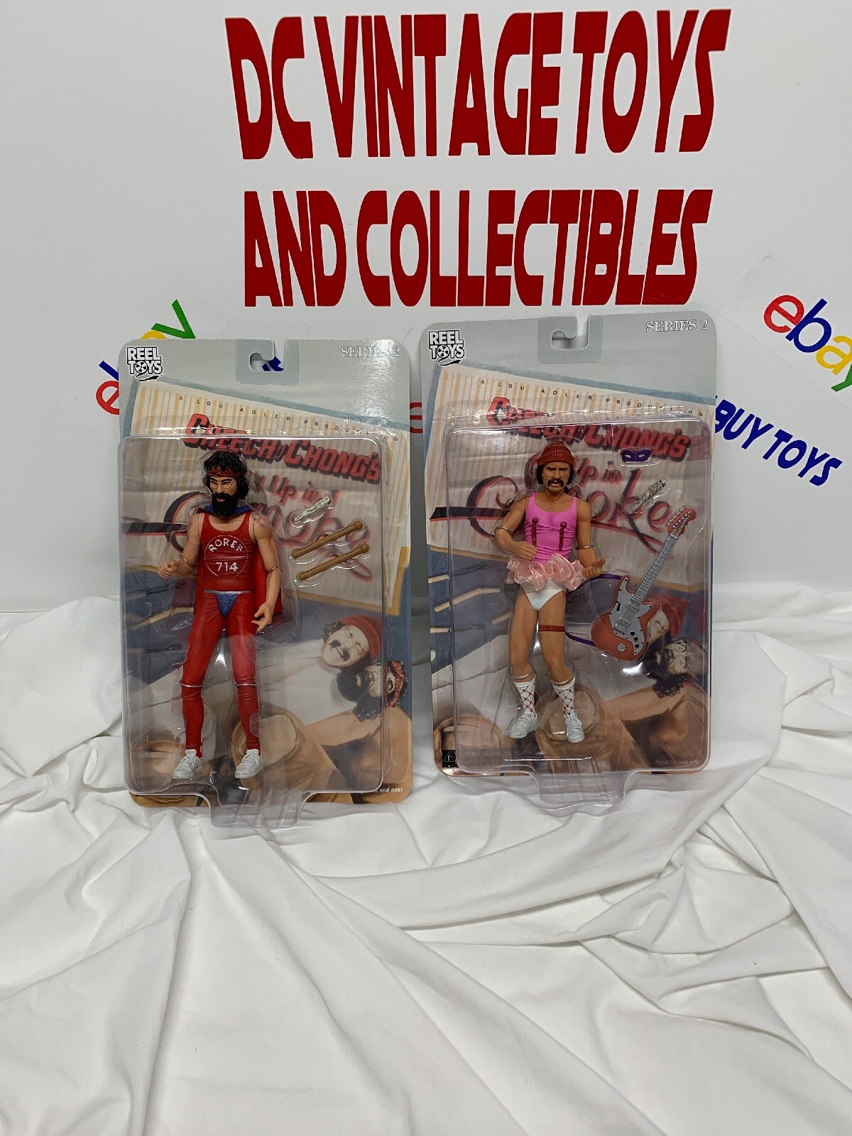 NECA Reel Toys Cheech And Chong Up In Smoke Action Figures Tommy Chong NECA Reel Toys Cheech And Chong Up In Smoke Action Figures Tommy Chong