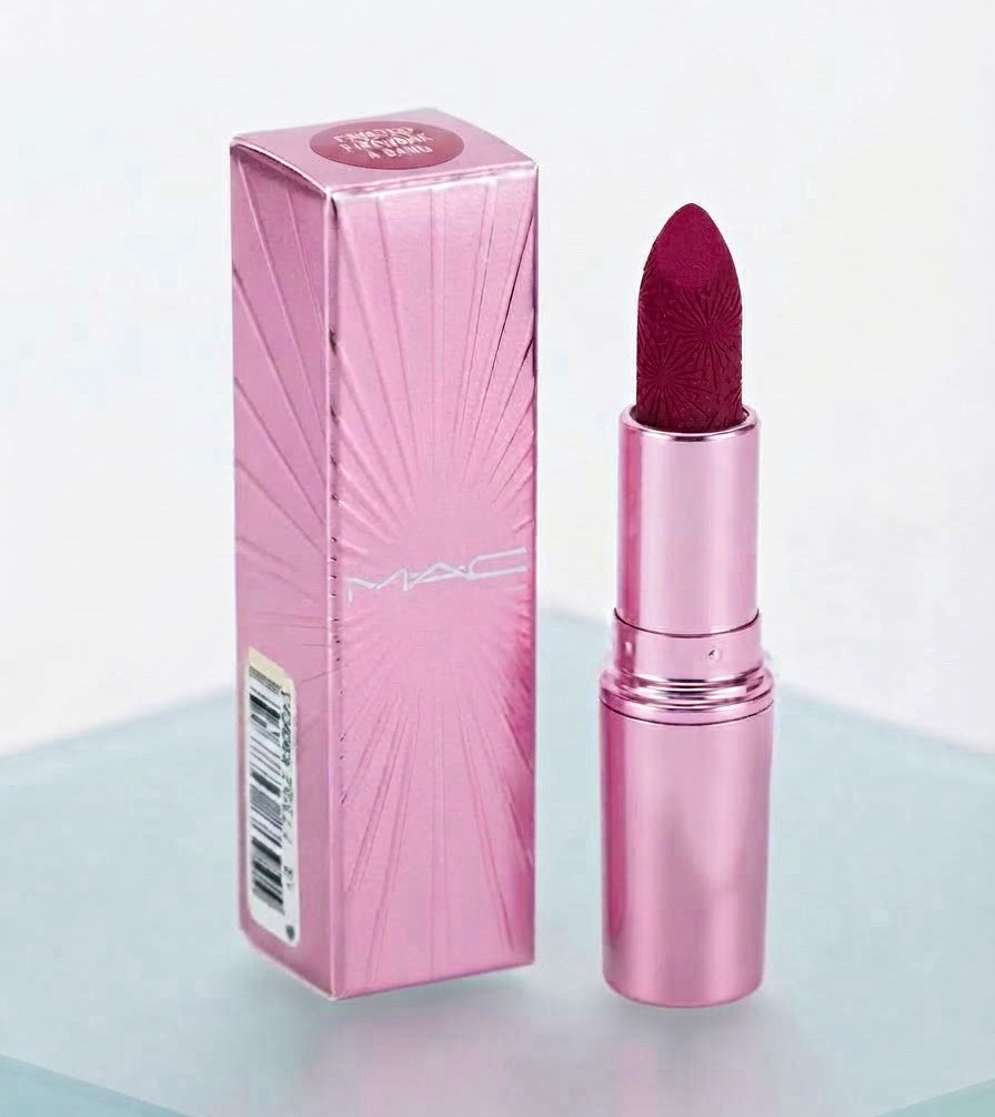 MAC Frosted Firework Lustre Lipstick Out With A Bang New In Box