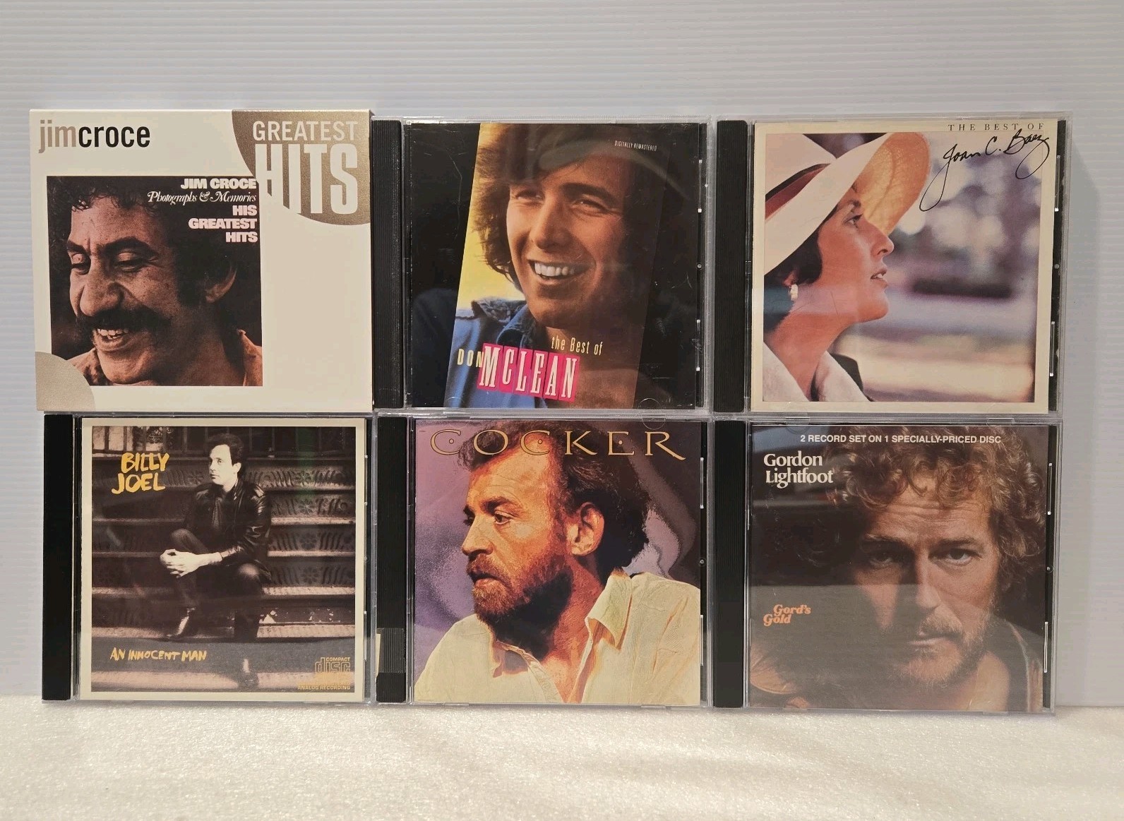 CLASSIC ROCK, POP, FOLK - 6 CD LOT - SEE TITLES IN DESCRIPTION - CD14RFP-1