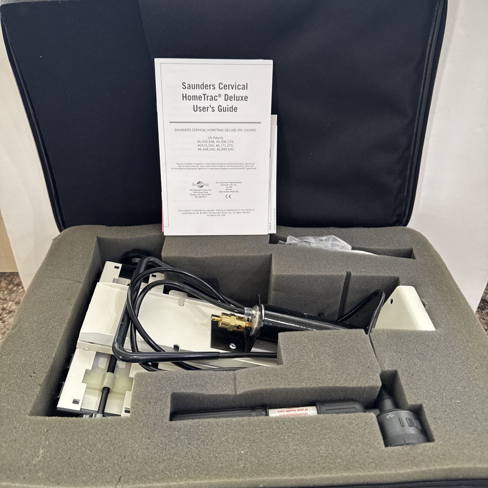 Saunders Cervical HomeTrac Deluxe w/Travel Case Works