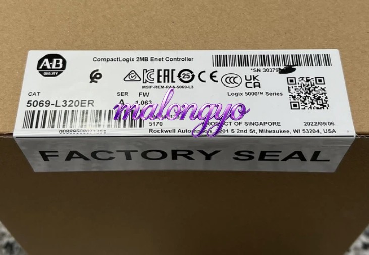 5069-L320ER Series A  CompactLogix Controller 2023 New Surplus