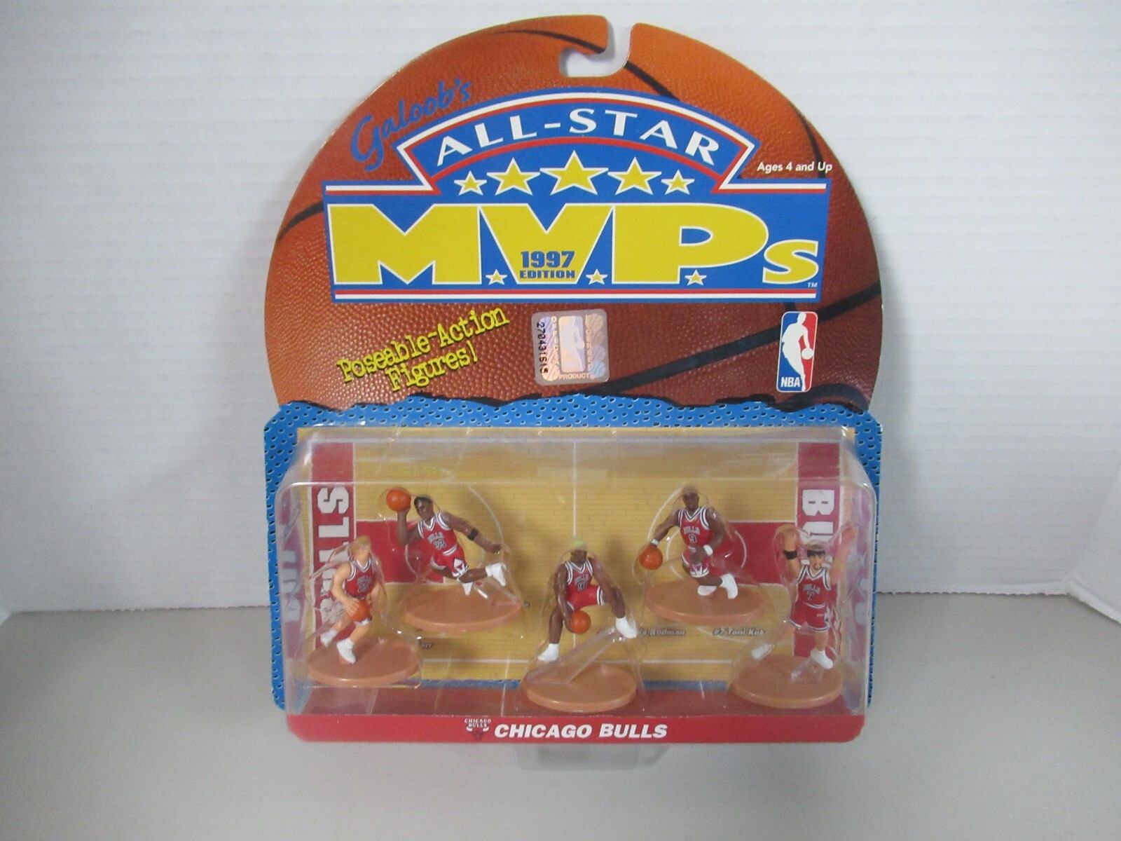 NBA Galoob\'s All-Star Chicago Bulls MVP\'s 1997 Edition Action Figures NIP NBA Galoob\'s All-Star Chicago Bulls MVP\'s 1997 Edition Action Figures NIP