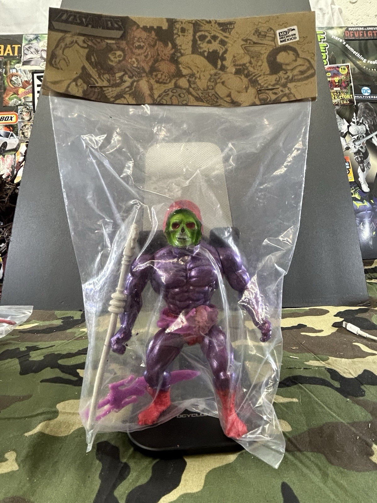 ko Master Of The galaxy  Mexican Motu Bootleg Rare READ Purple Skeletor