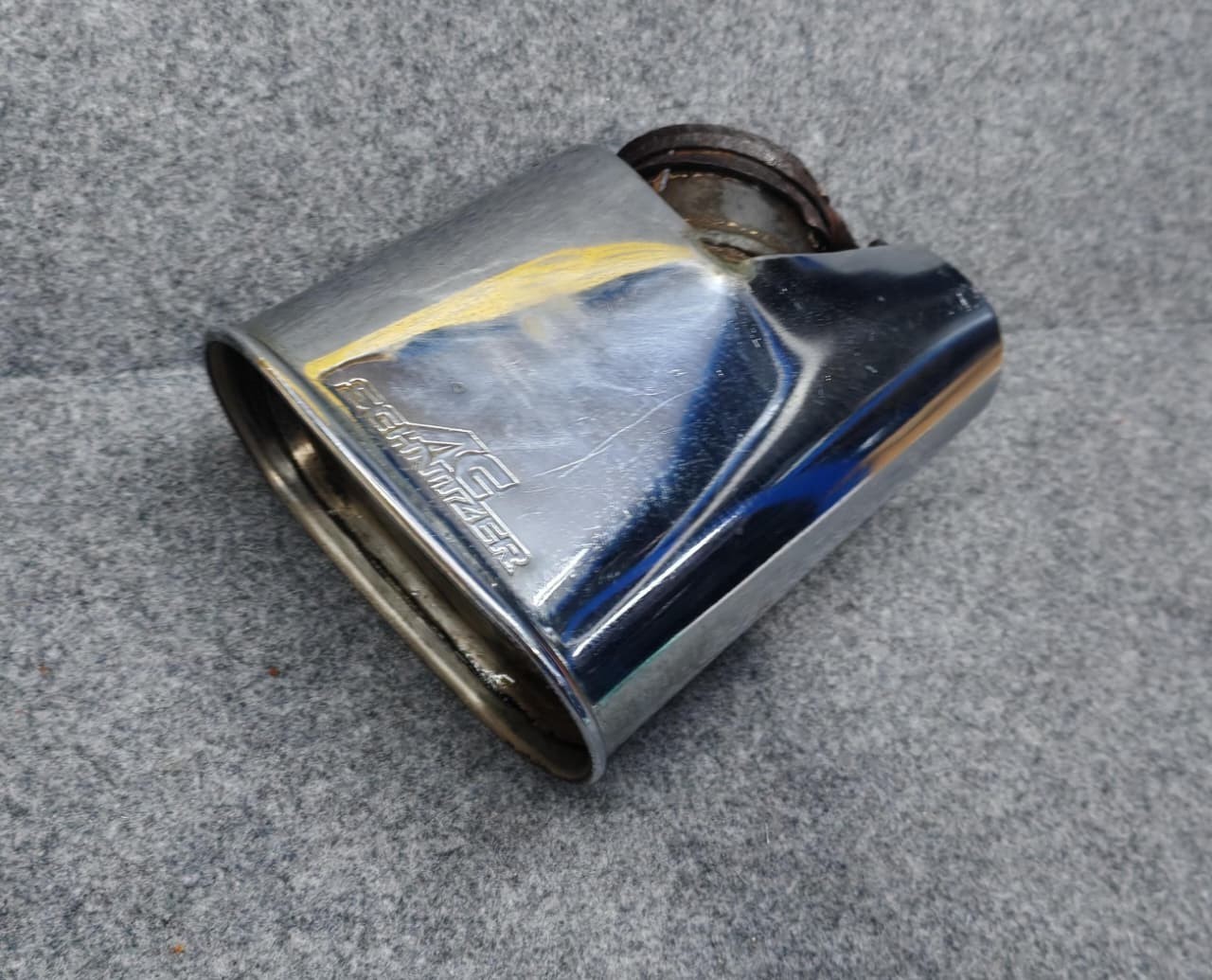 Genuine BMW E30 E34 E39 E36 AC Schnitzer chrome exhaust tail pipe muffler RARE Genuine BMW E30 E34 E39 E36 AC Schnitzer chrome exhaust tail pipe muffler RARE