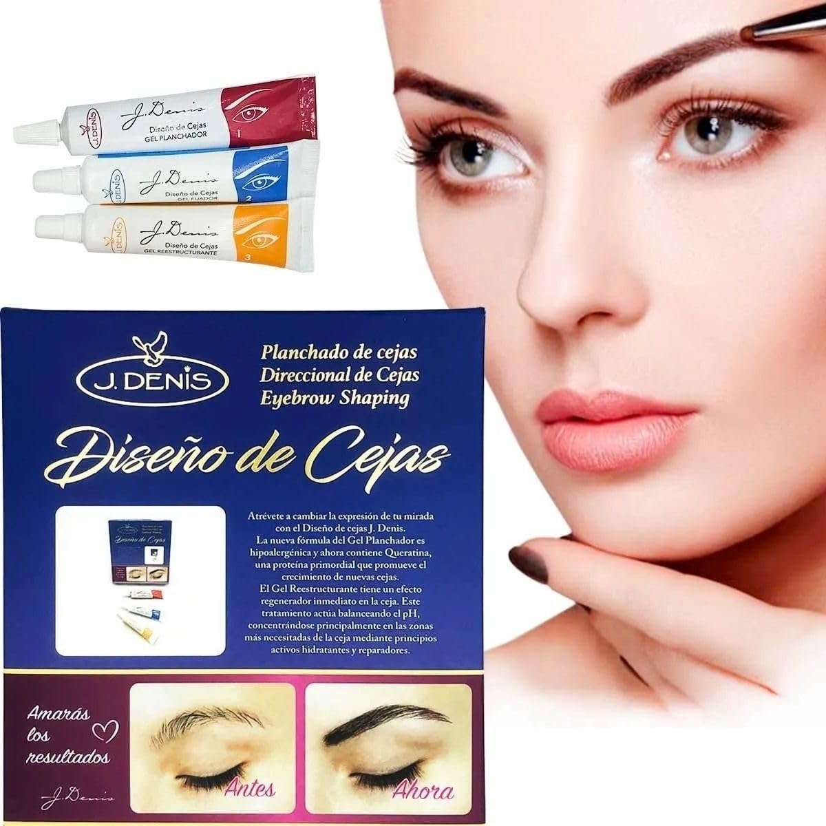 J. Denis Professional Eyebrow Lamination Kit | Laminado y Planchado de Cejas Kit J. Denis Professional Eyebrow Lamination Kit | Laminado y Planchado de Cejas Kit