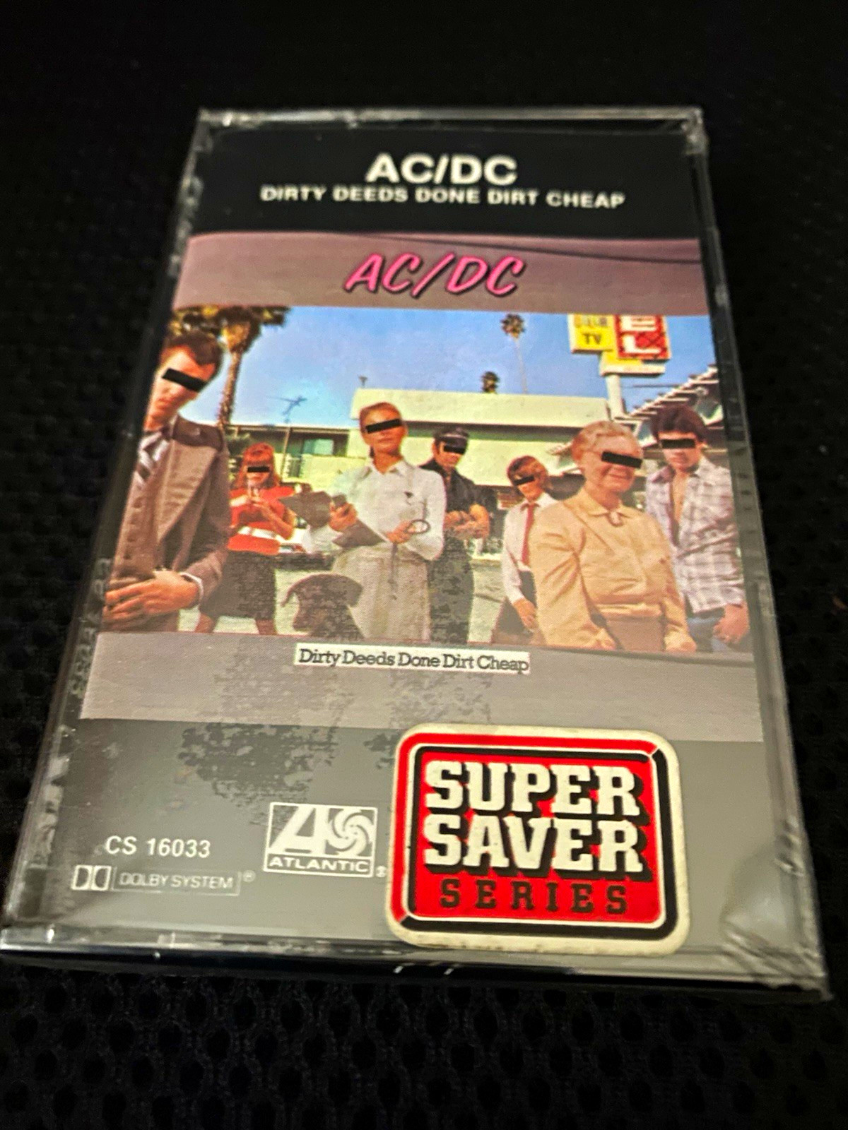AC/DC-Dirty Deeds Done Dirt Cheap-Cassette-Atlantic CS 16033-Sealed