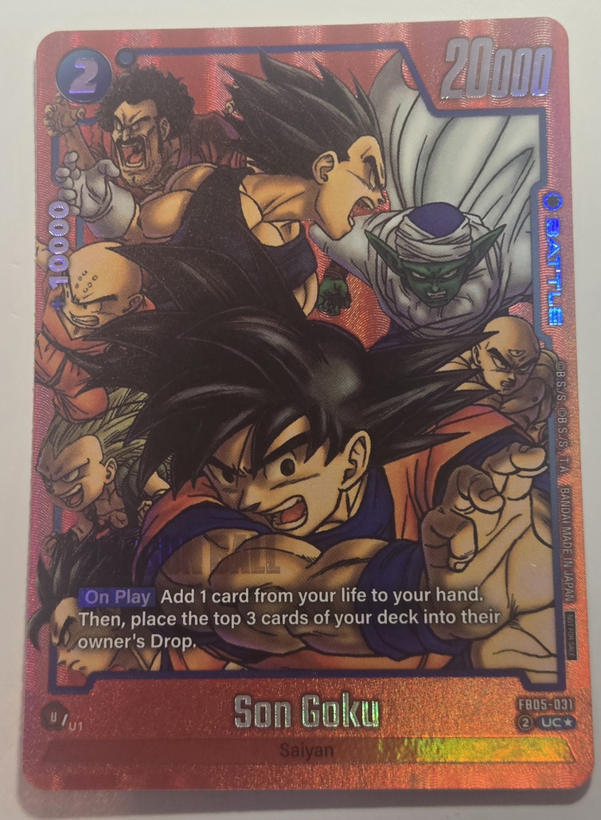 Son Goku 2025 Dragon Ball Super Manga Booster Vol. 2 #FB05-031 Alt Art