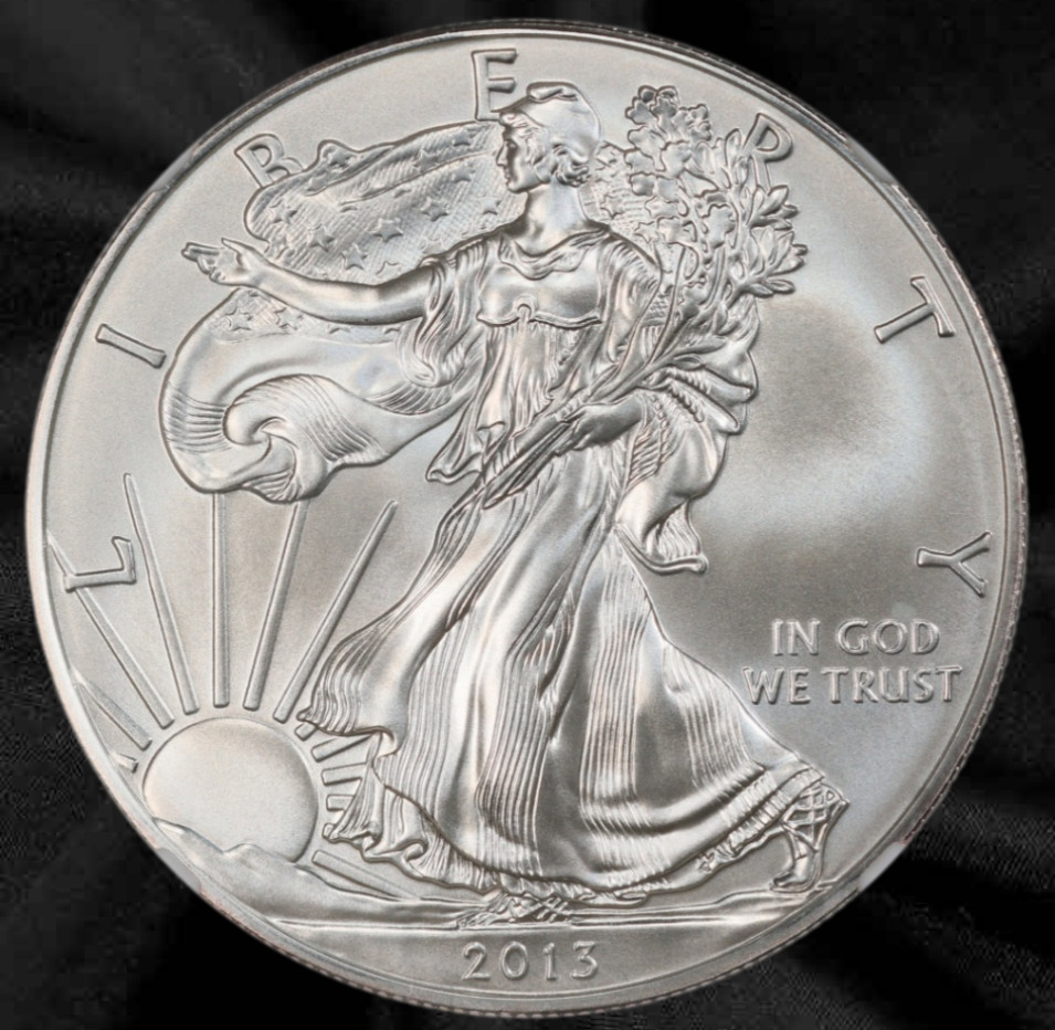 2013 1oz American Sliver Eagle $1 coin Brilliant Uncirculated