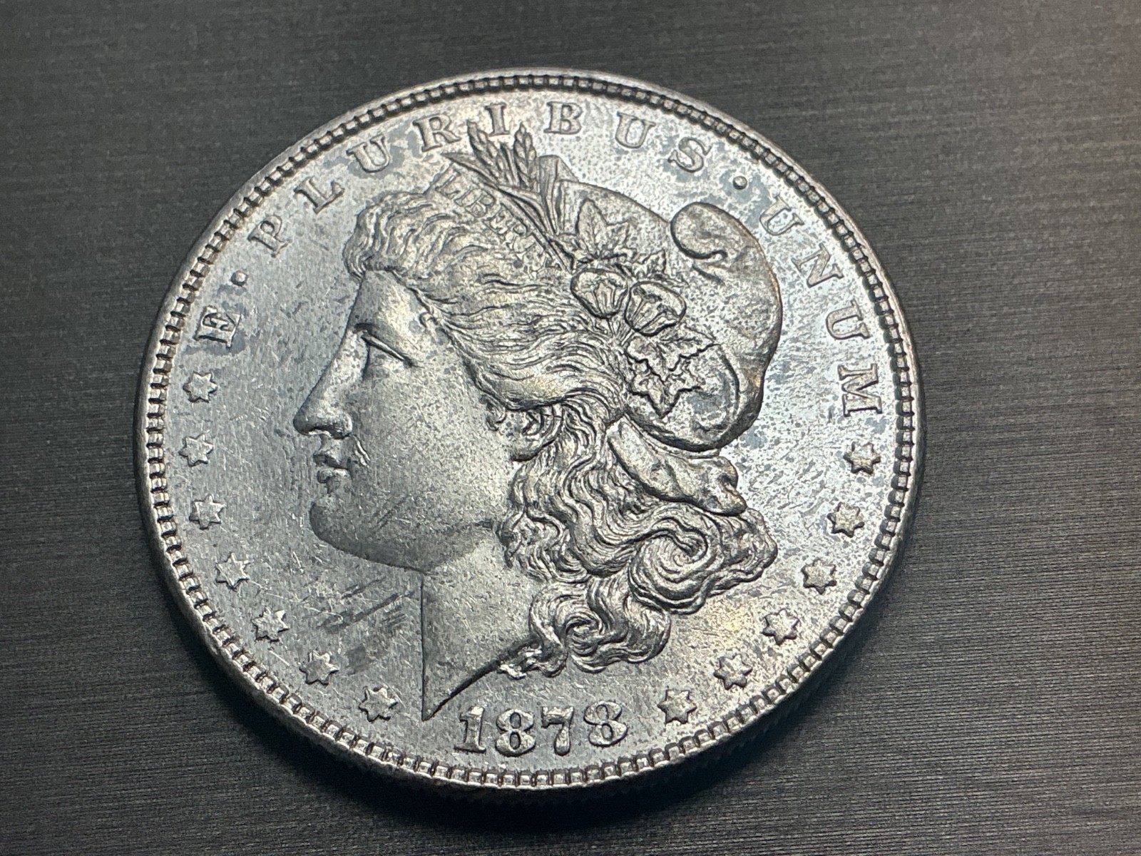 1878 8TF P $1 Morgan Silver Dollar Circulated Eight Tailfeather Scarce 1878 8TF P $1 Morgan Silver Dollar Circulated Eight Tailfeather Scarce