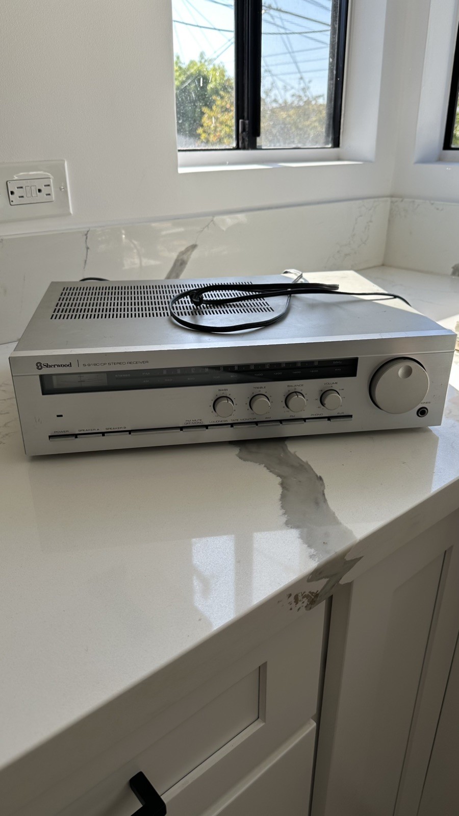 Vintage Sherwood S-9180 cp Stereo Receiver -tested- Working