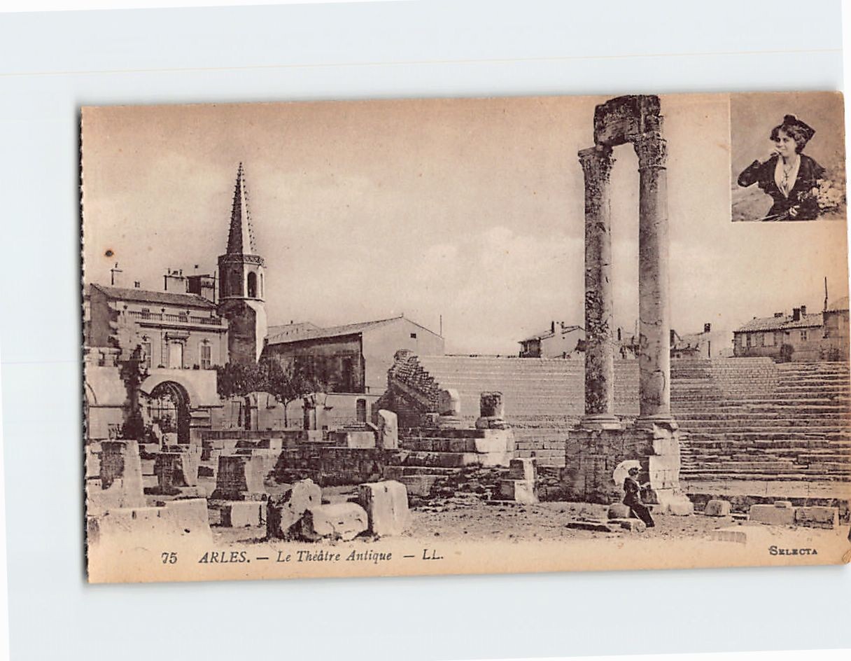 Postcard Le Theatre Antique Arles France
