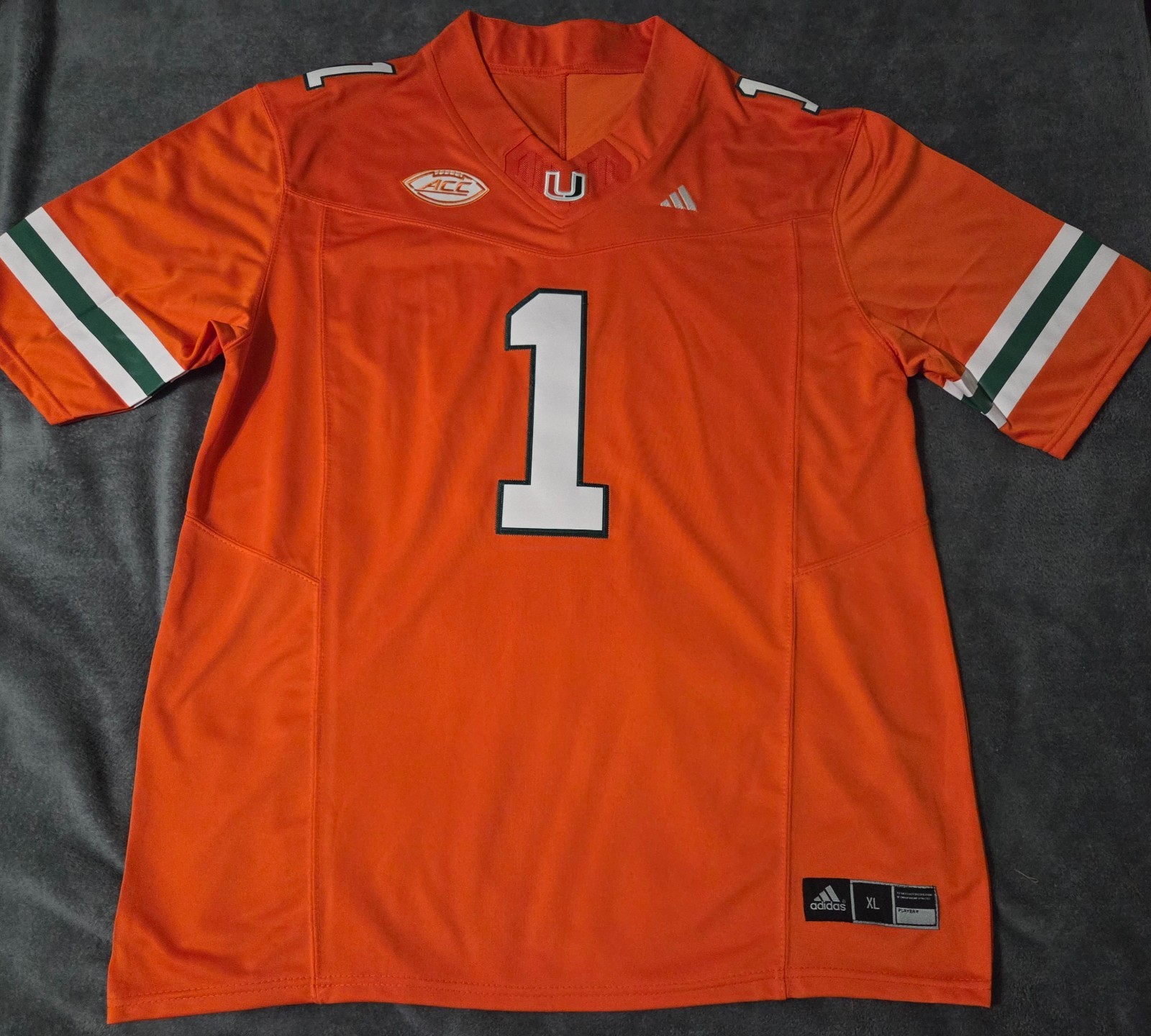 Fast  Malachi Toney Miami Hurricanes Stitched Jersey 1