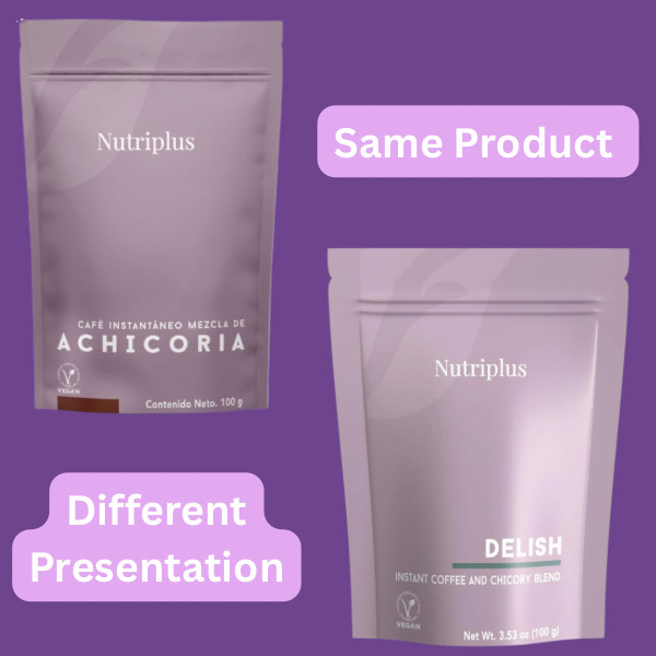 FARMASI NUTRIPLUS DELISH INSTANT COFFE AND CHICORY BLEND 100gr 3.53oz FARMASI NUTRIPLUS DELISH INSTANT COFFE AND CHICORY BLEND 100gr 3.53oz