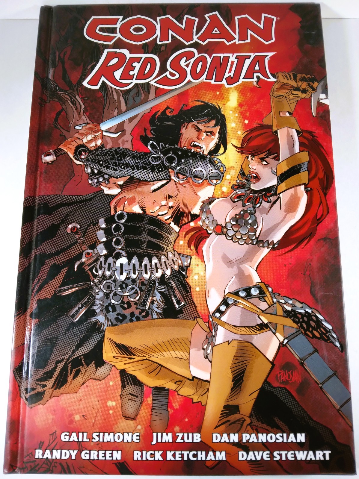 🔴🔥 CONAN RED SONJA HC HARDCOVER Gail Simone Jim Zub 2015 FIRST PRINT Dynamite