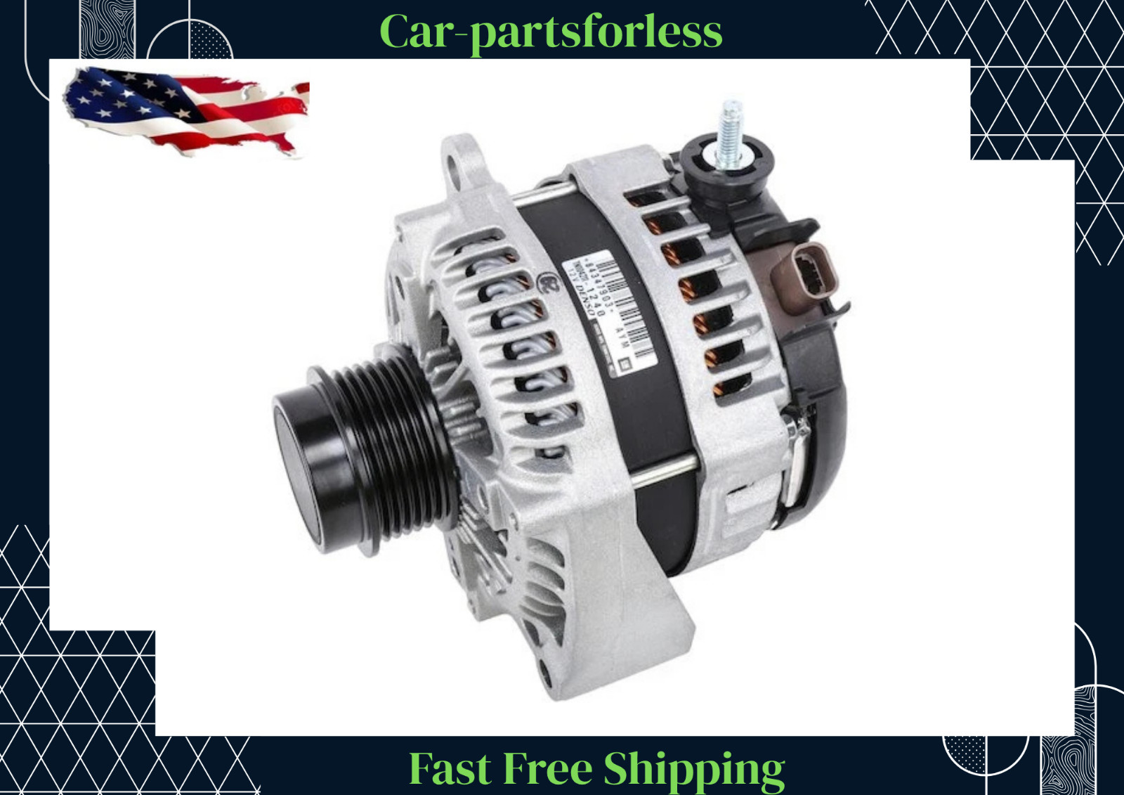 Denso 2018-2024 Chevrolet Camaro Alternator 2019 2020 2021 2022 84347903