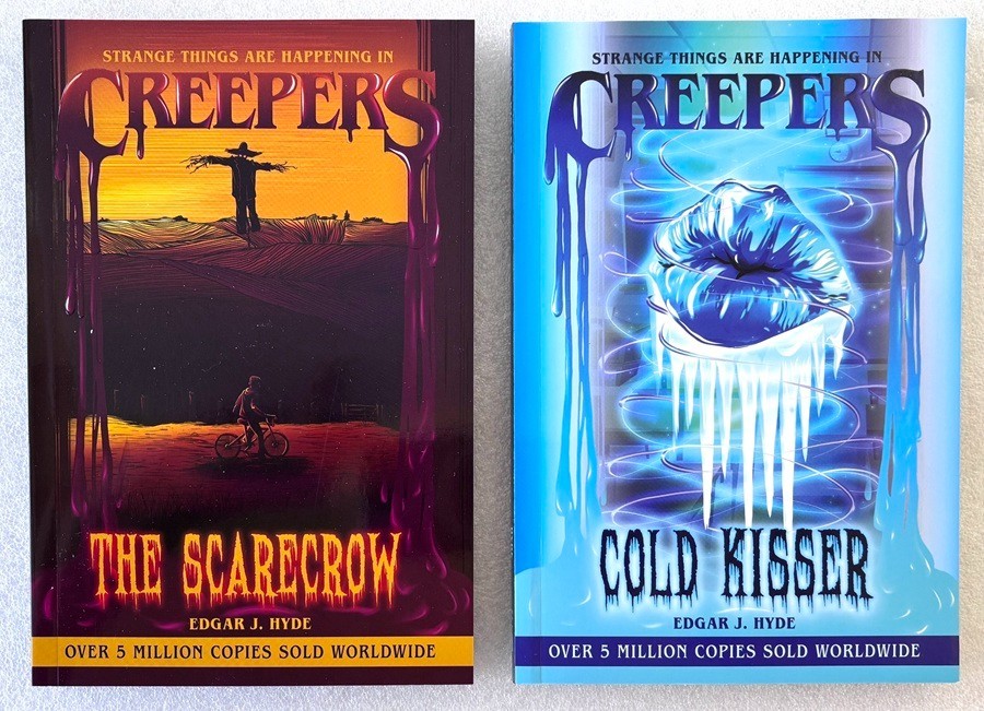 Creepers by Edgar J. Hyde, #7 The Scarecrow and #8 Cold Kisser, Pre-Teen Horror Creepers by Edgar J. Hyde, #7 The Scarecrow and #8 Cold Kisser, Pre-Teen Horror