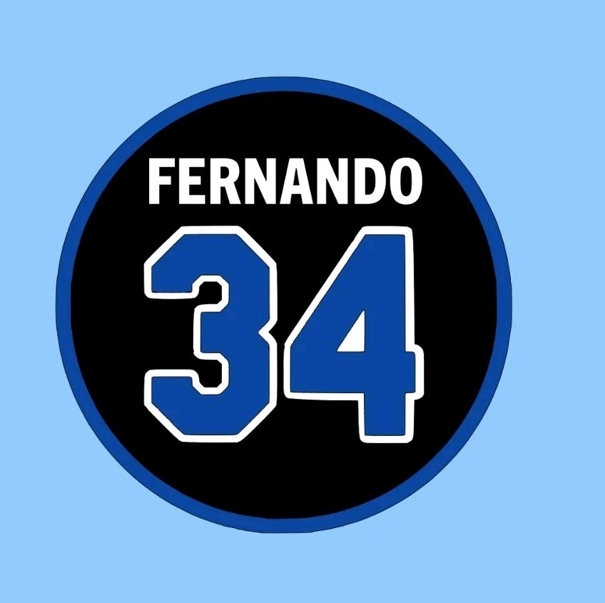 LA Dodgers Fernando Valenzuela Custom Memorial Jersey Style Vinyl Sticker 2x2 LA Dodgers Fernando Valenzuela Custom Memorial Jersey Style Vinyl Sticker 2x2