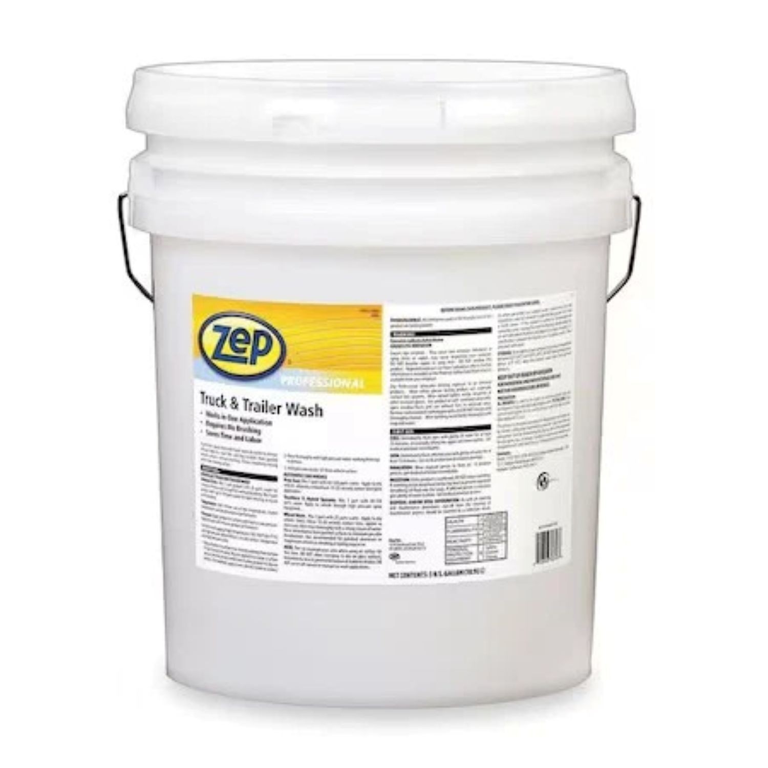 Zep 1041566 Truck And Trailer Wash, Pail, 5 Gal Concentrate, Liquid, Mild Zep 1041566 Truck And Trailer Wash, Pail, 5 Gal Concentrate, Liquid, Mild