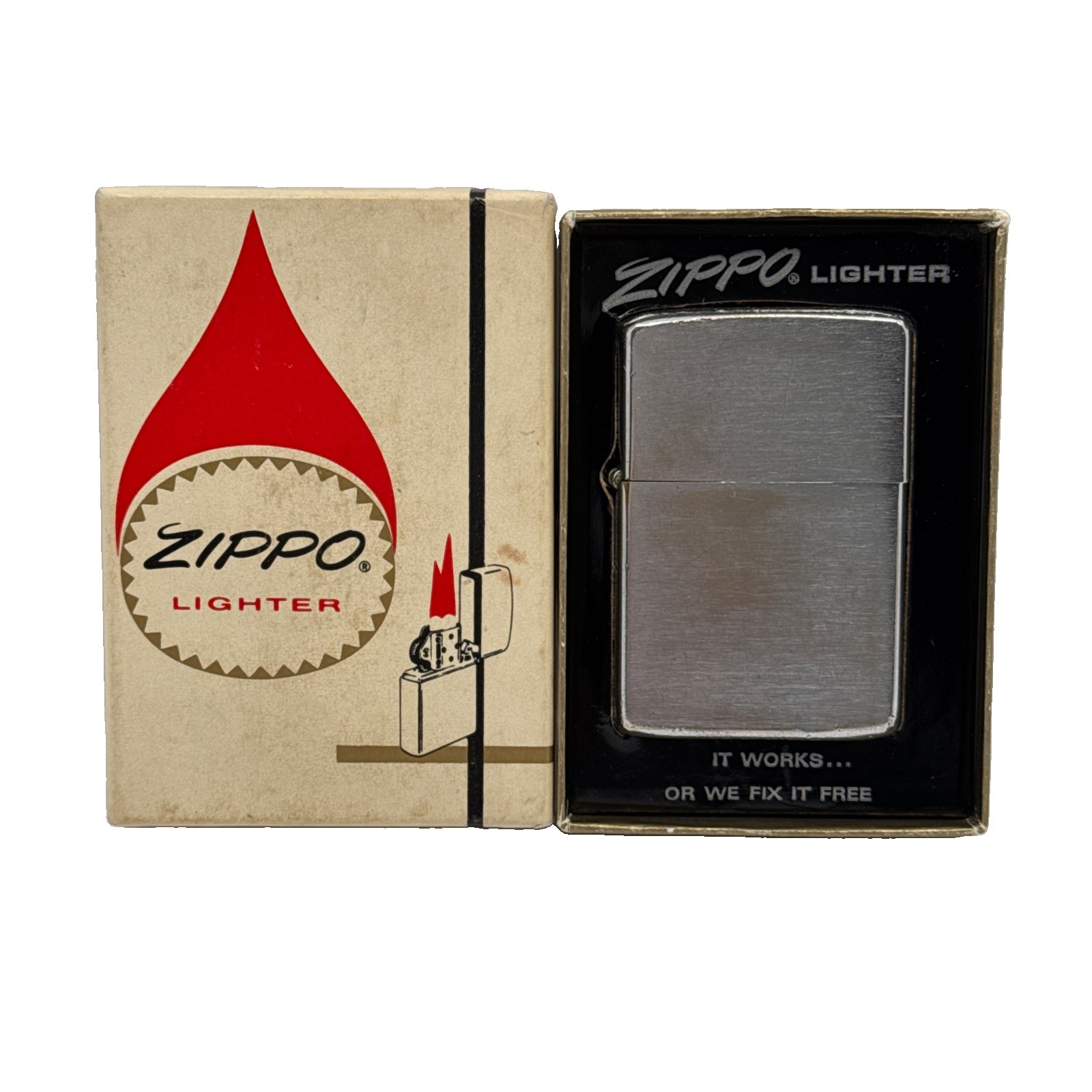 Vintage 1967 Zippo Lighter Patent 2517191 with Box - READ Vintage 1967 Zippo Lighter Patent 2517191 with Box - READ