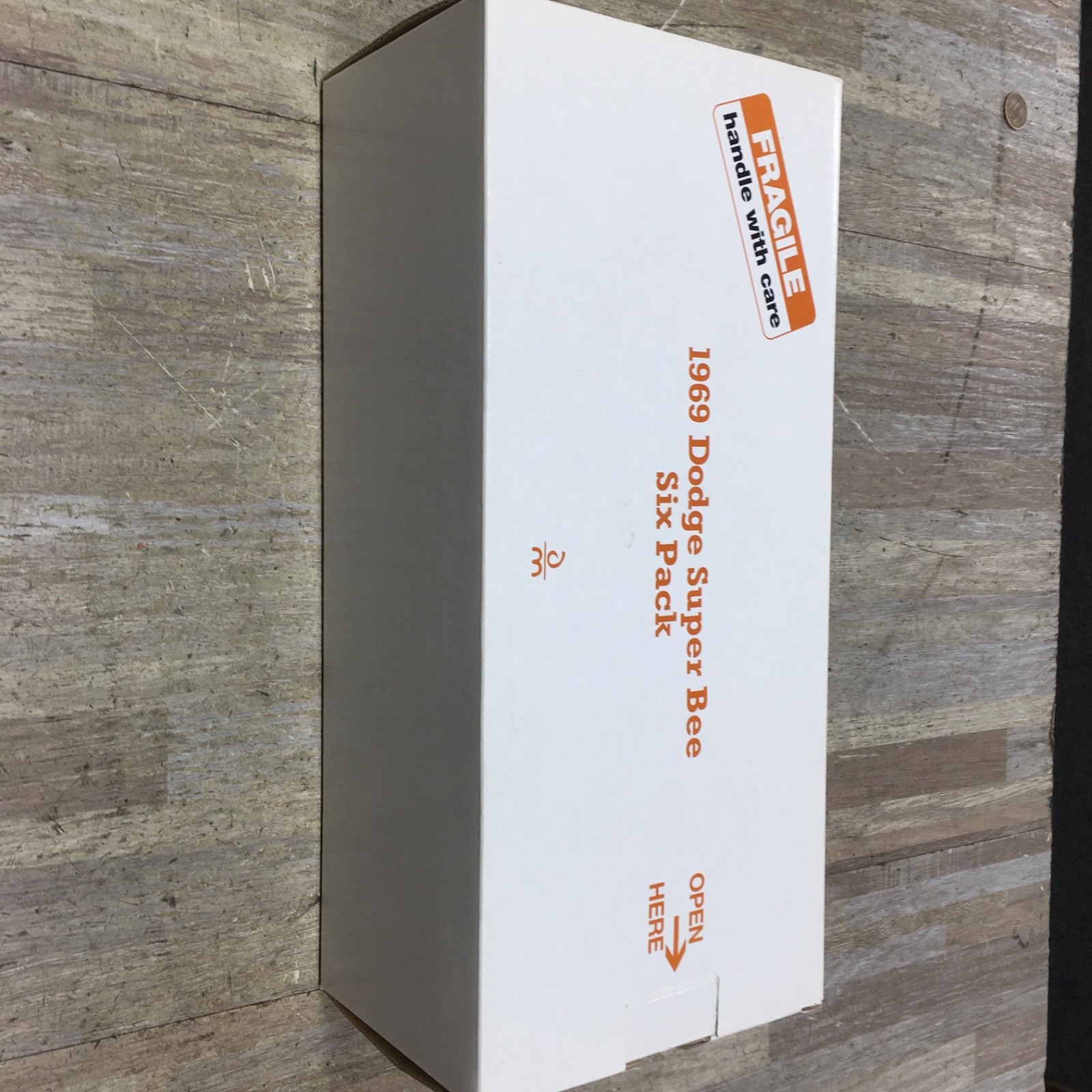 DANBURY MINT 1969 DODGE SUPER BEE SIX PACK,MINT CONDITION. IN BOX .