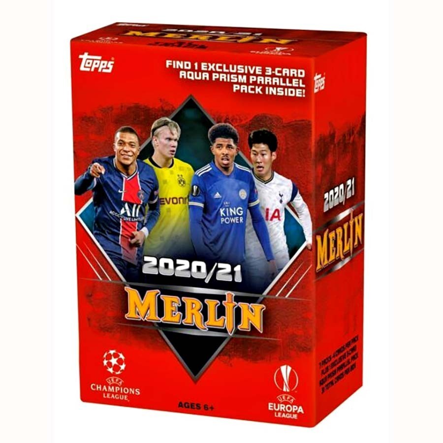 20 21 Topps Champions League Merlin Chrome Soccer UEFA Value Box 20TOSCLMERC-VB 20 21 Topps Champions League Merlin Chrome Soccer UEFA Value Box 20TOSCLMERC-VB