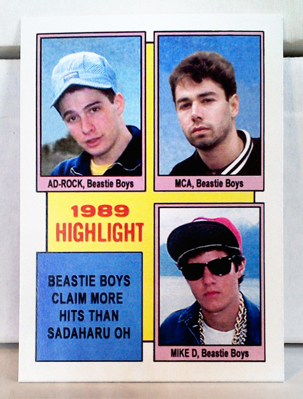 Beastie Boys Highlight: Custom-Designed Art Card Beastie Boys Highlight: Custom-Designed Art Card