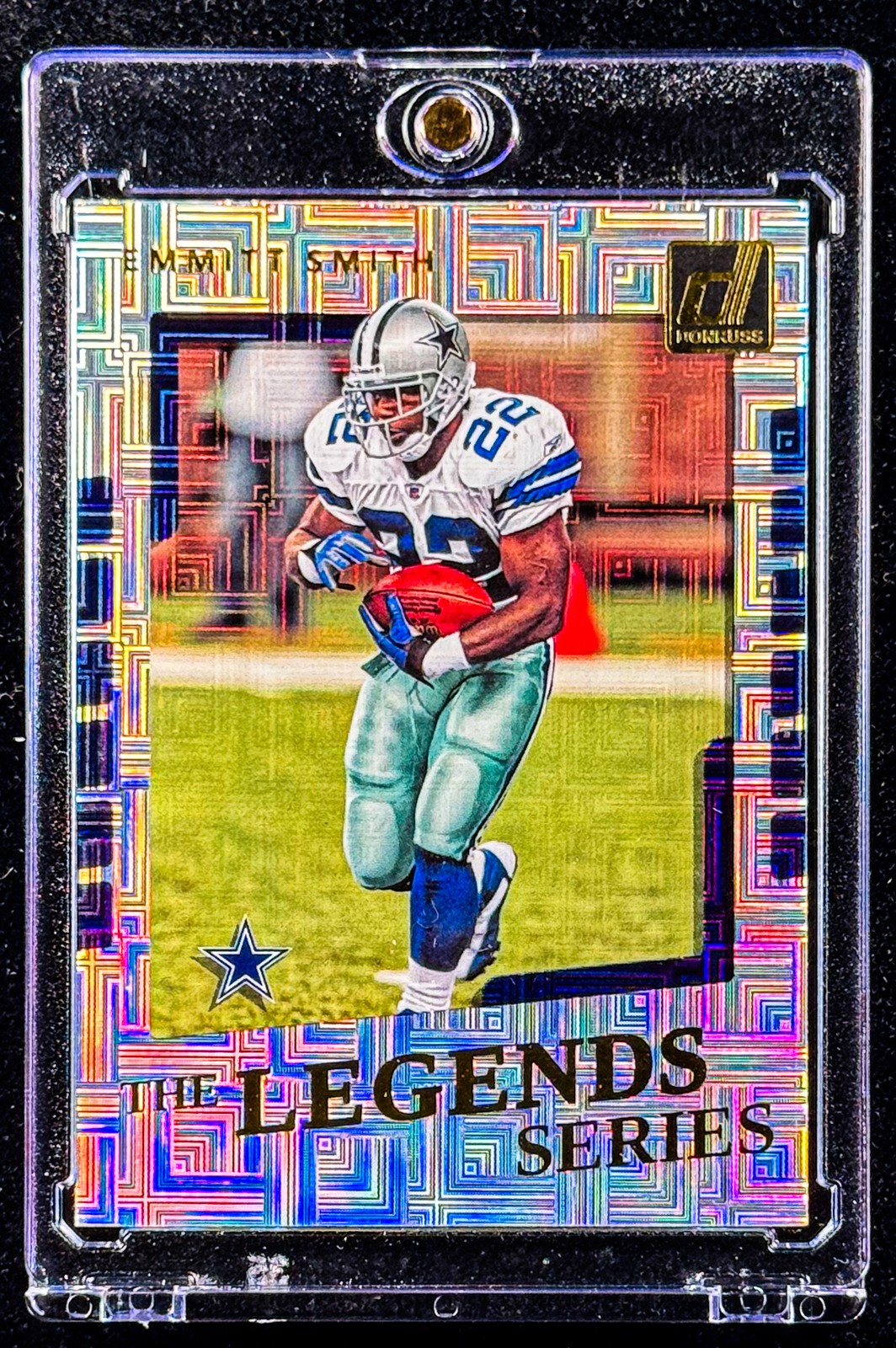 Emmitt Smith RARE LEGENDS SERIES MOJO FOIL CARD Dallas Cowboys HALL OF FAME HOF