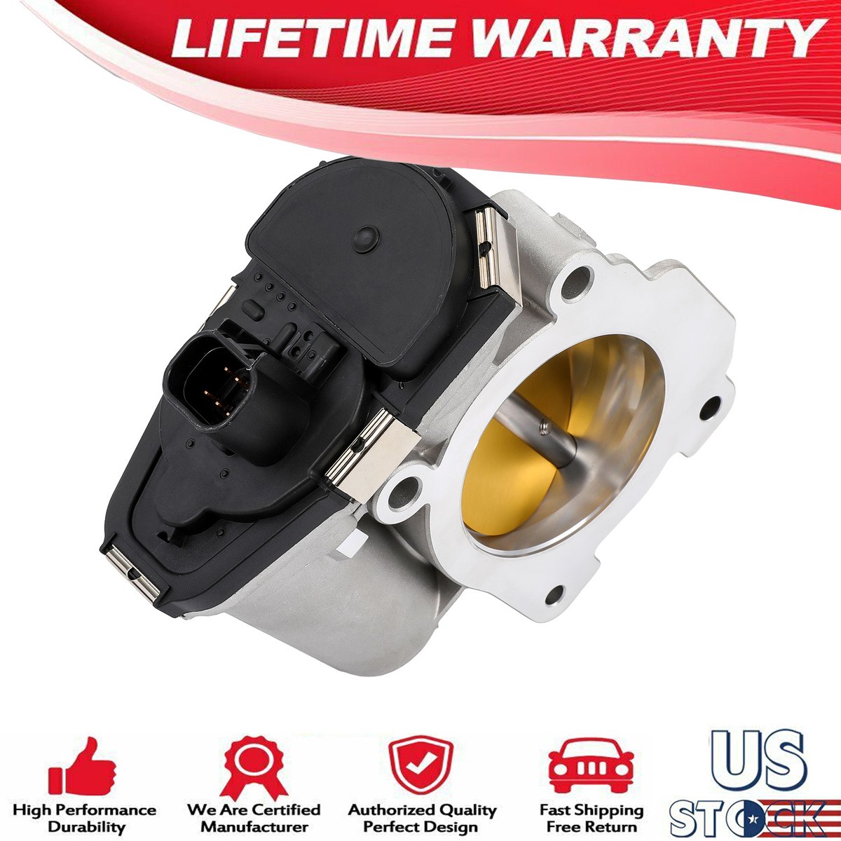 NEW Throttle Body For 2008-2009 Saturn Aura 2.4L 2008-2010 Saturn VUE 2.4L