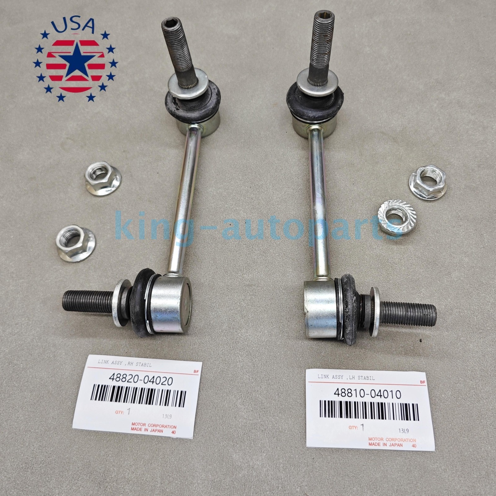NEW 2PC Front Stabilizer Sway Bar Link Left Right Fits 05-20 Toyota Tacoma USA