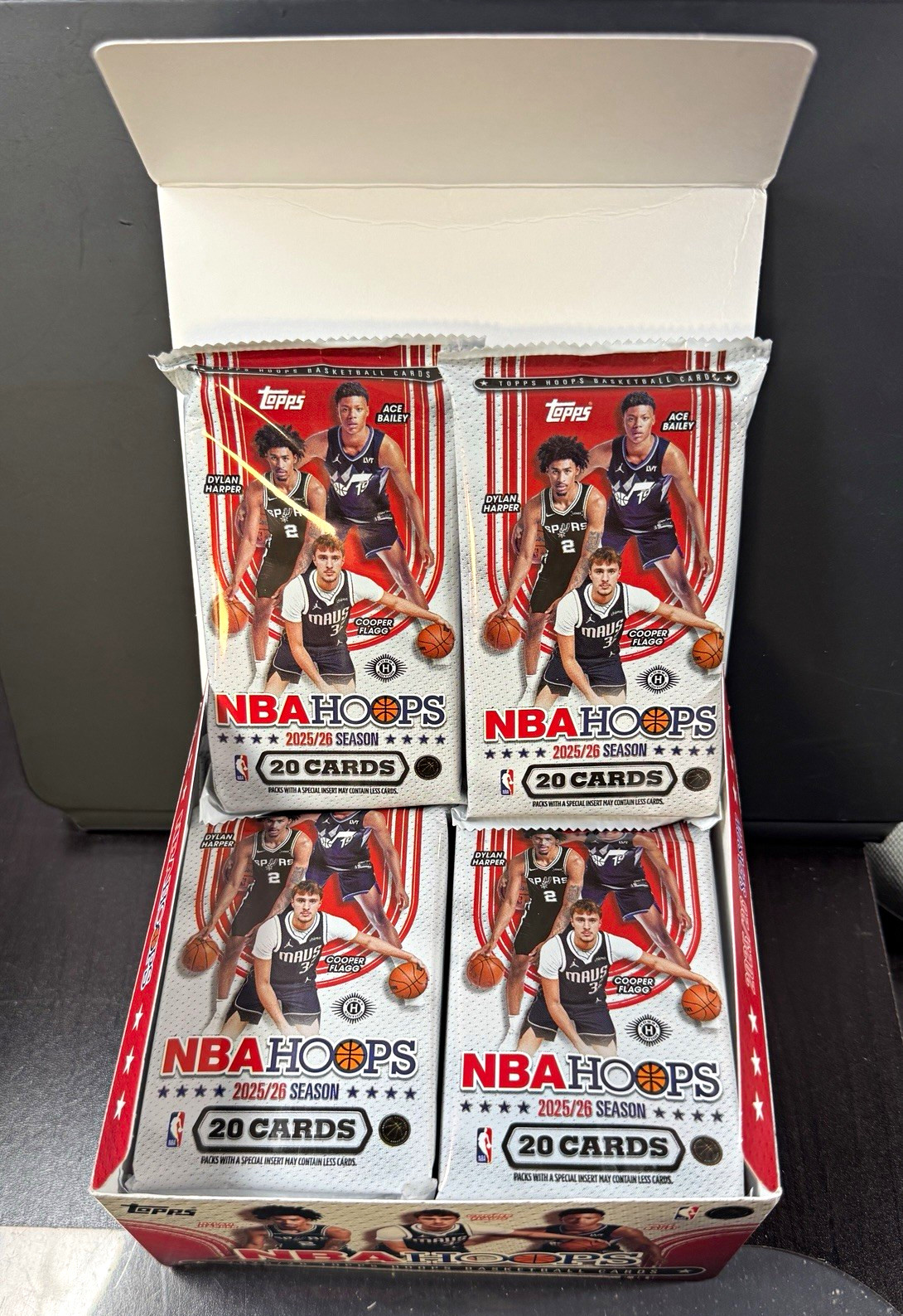 Topps NBA Hoops 2025/26 [ ONE PACK - 20 Cards ] from Jumbo Hobby Box QTY