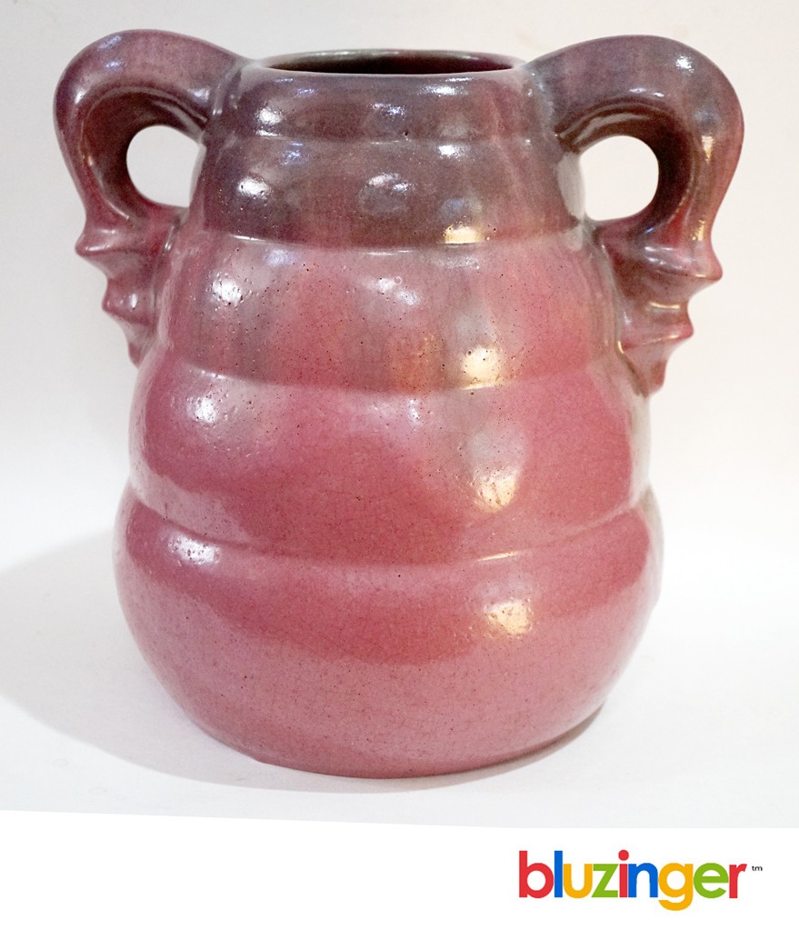 Massive FULPER 818L Large ART DECO Beehive Vintage Pottery Vase