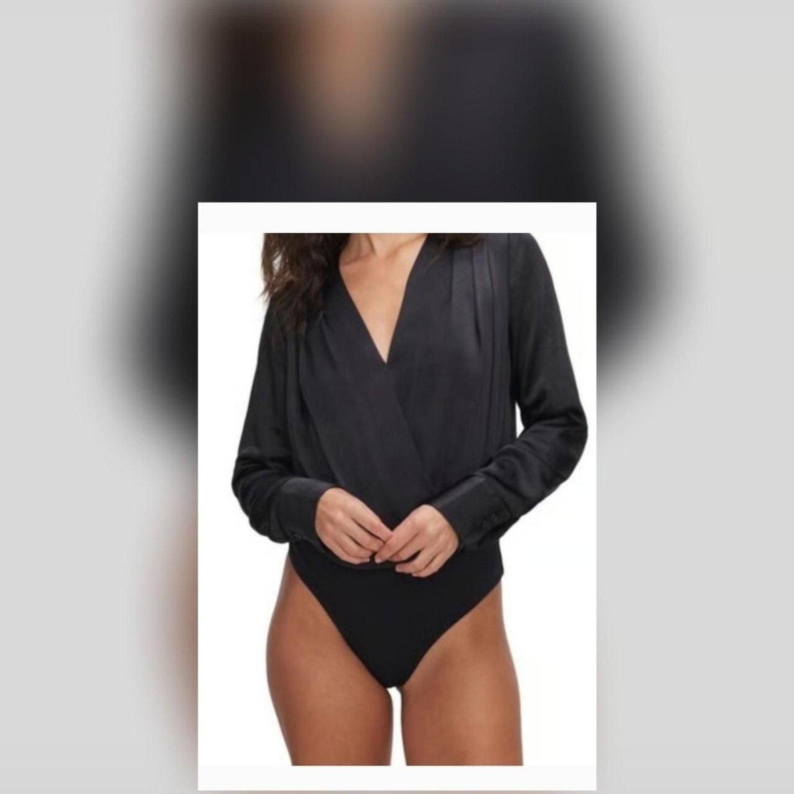 Good-american Women\'s Black Bodysuit