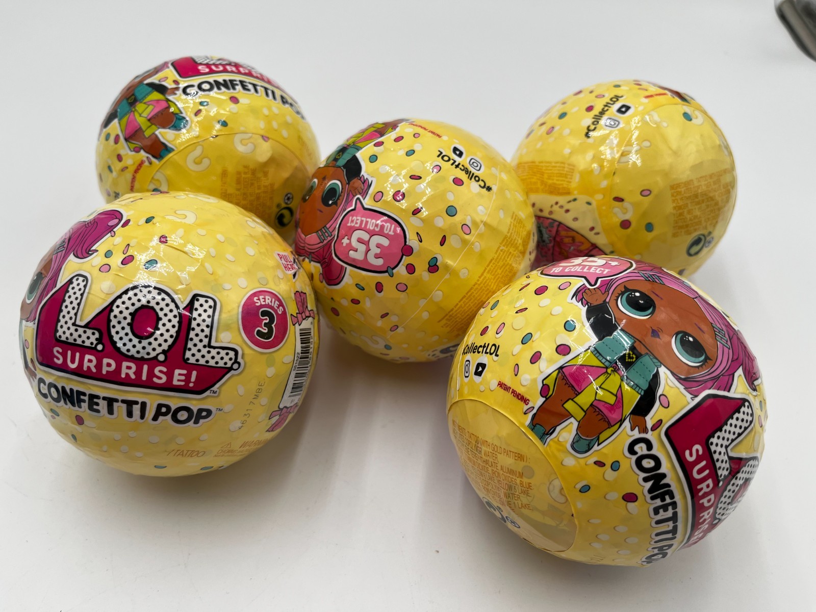 LOL Surprise ORIGINAL Confetti Pop Series 3 Wave 1 Brand New Authentic lol