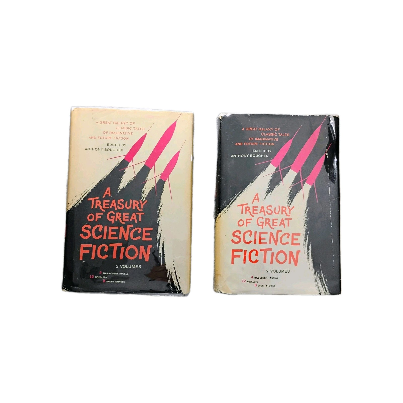 A Treasury of Great Science Fiction 2 Vol Set 1959 Anthony Boucher Doubleday BCE