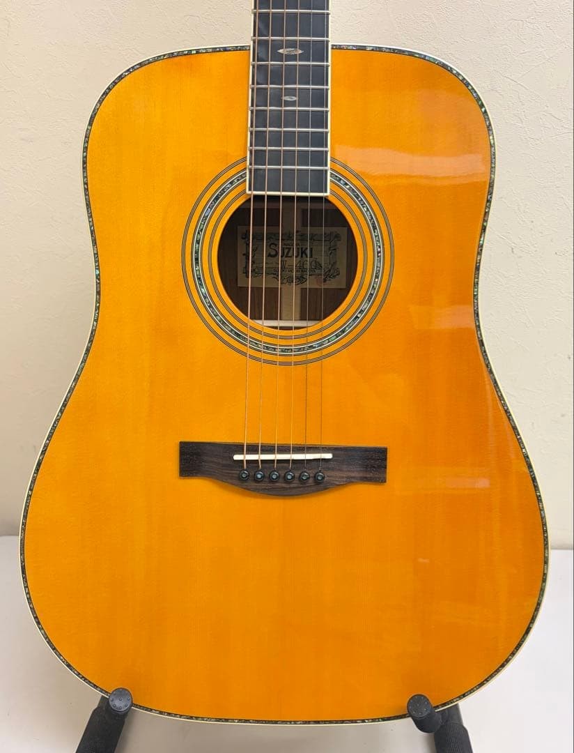 Three S W-460 Spruce Single Board With Suzuki Soft Case Safe delivery from Japan