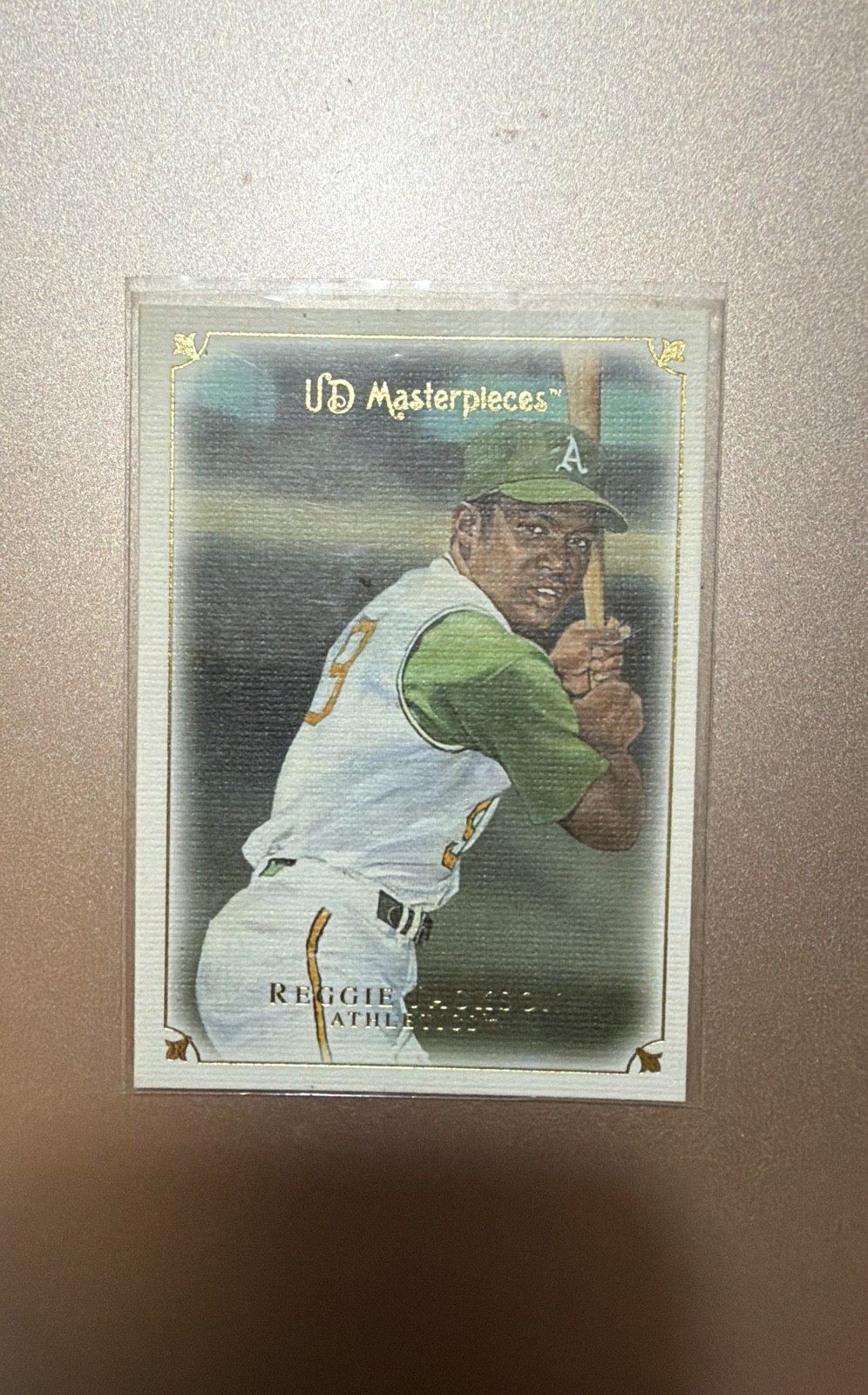 2007 UD Masterpieces - Reggie Jackson #89 - Oakland Athletics - MLB - HOF